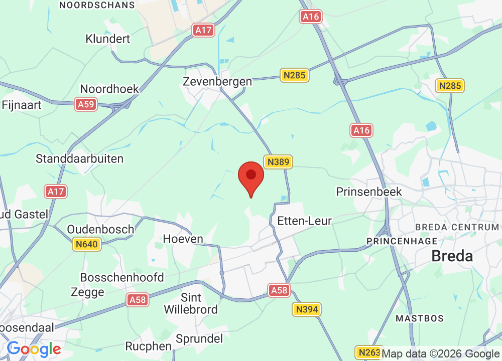 Location of Brabant Golf on map