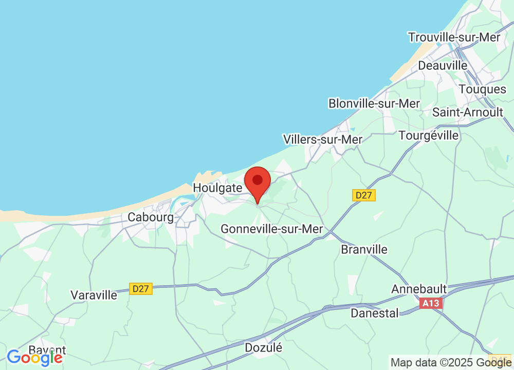 Standort von Golf Bluegreen Houlgate auf der Karte