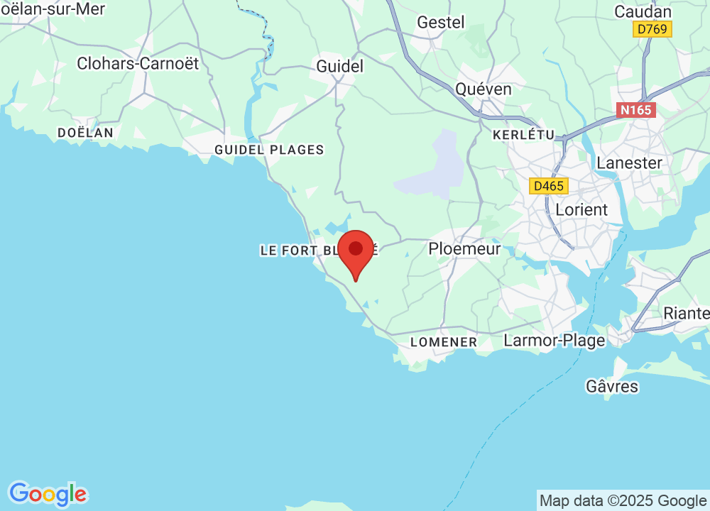 Location of Golf Bluegreen Ploemeur Océan on map