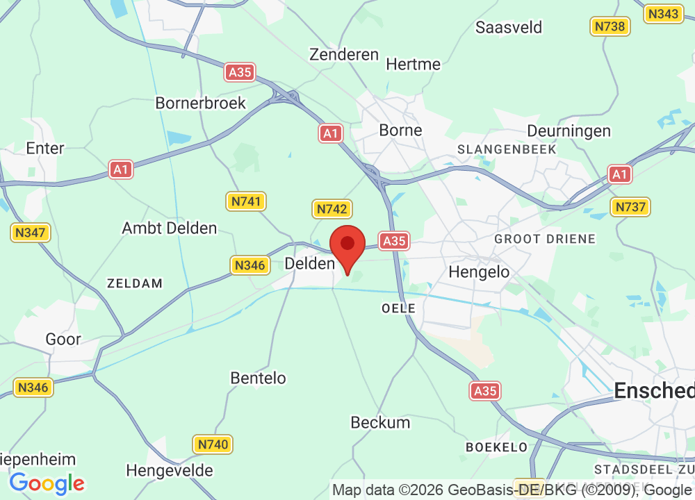 Location of Golfbaan de Lage Mors on map