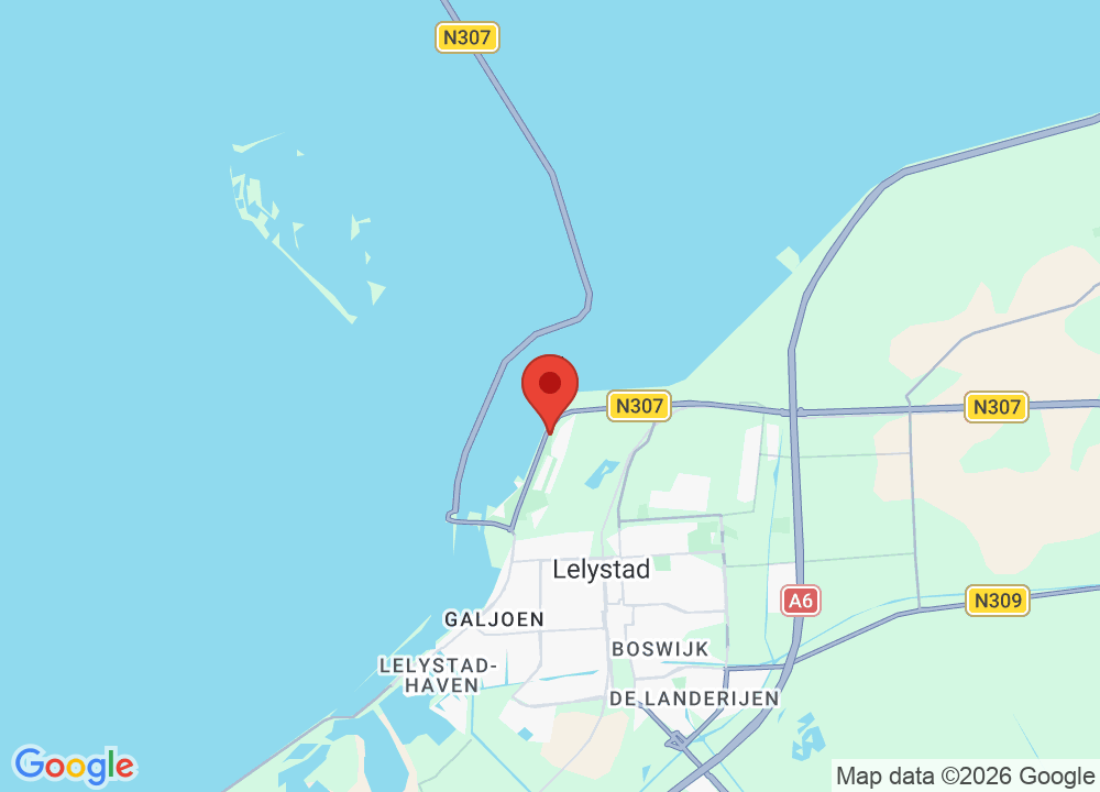 Location of Golfclub Flevoland on map