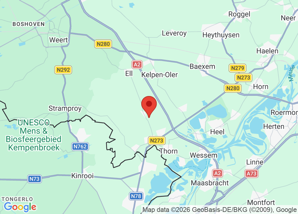 Standort von Golfclub Land van Thorn auf der Karte