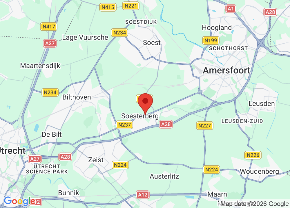 Standort von Golfvereniging Soestduinen auf der Karte